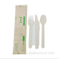 Wholesale disposable portable wooden cutlery sets